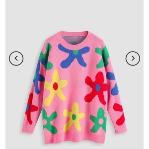 Cider colorful graffiti sweater